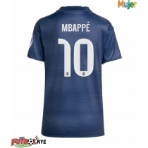 Camiseta Real Madrid Kylian Mbappe #10 Visitante Equipación para mujer 2025-26 manga corta